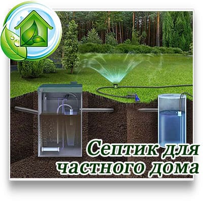 Лучший септик для частного дома в Московской области с установкой под ключ в течении одного дня. 